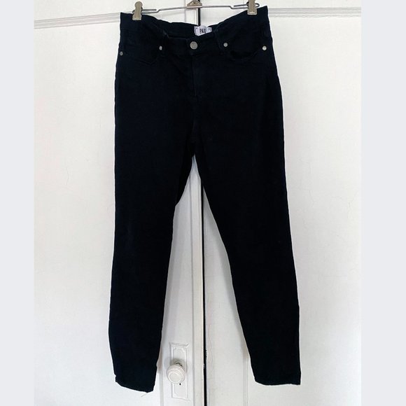 Verdugo Ultra Skinny Black Jeans by Paige Size 30 - Picture 2 of 4